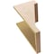 Ekena Millwork 12"W x 12"D x 24"H Wide Burlington Rough Cedar Woodgrain TimberThane Corbel, Primed Tan CORUR12X12X24BURRCPR - alternate 4